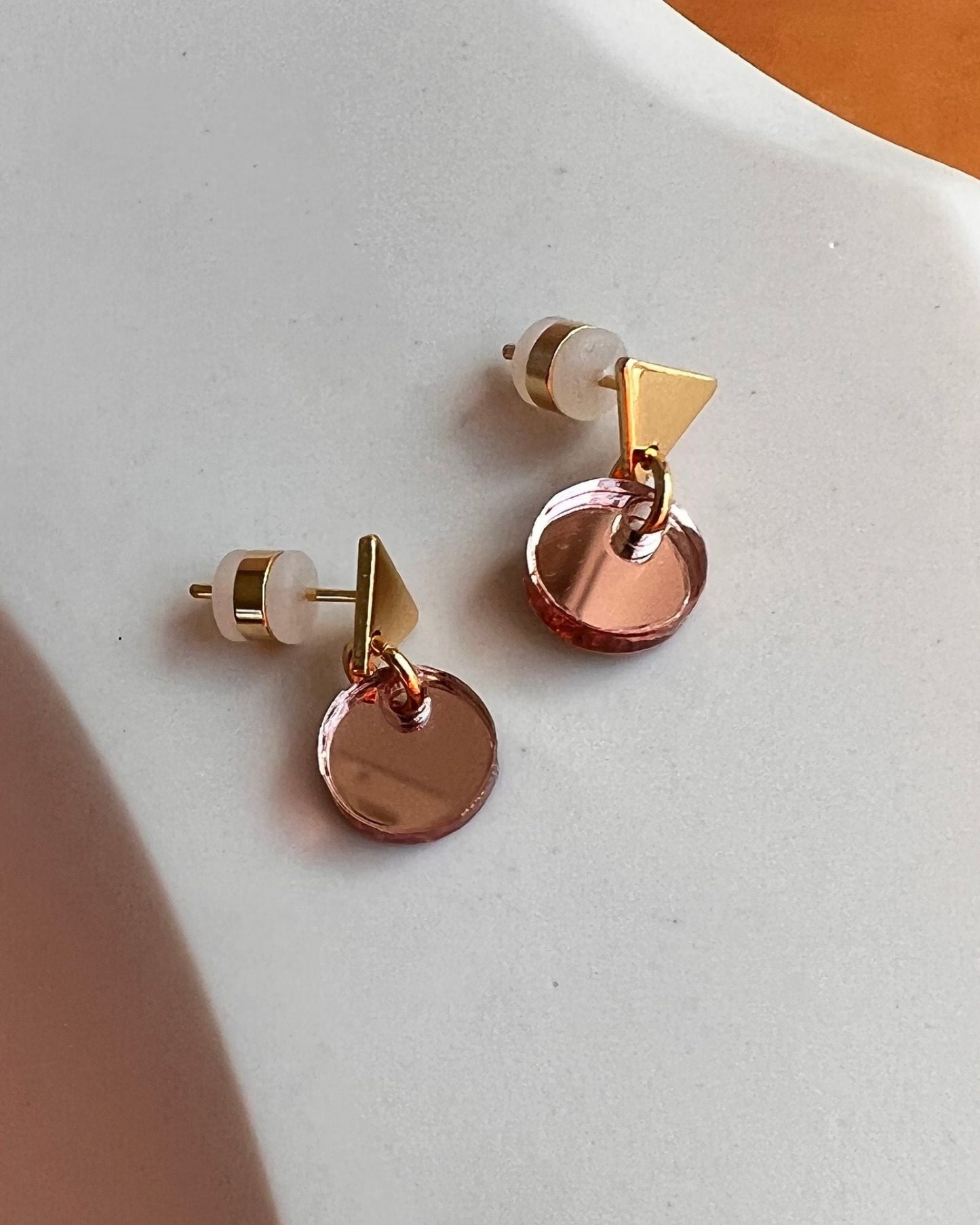 Mia Earrings - Rose Gold I Still Love You NYC