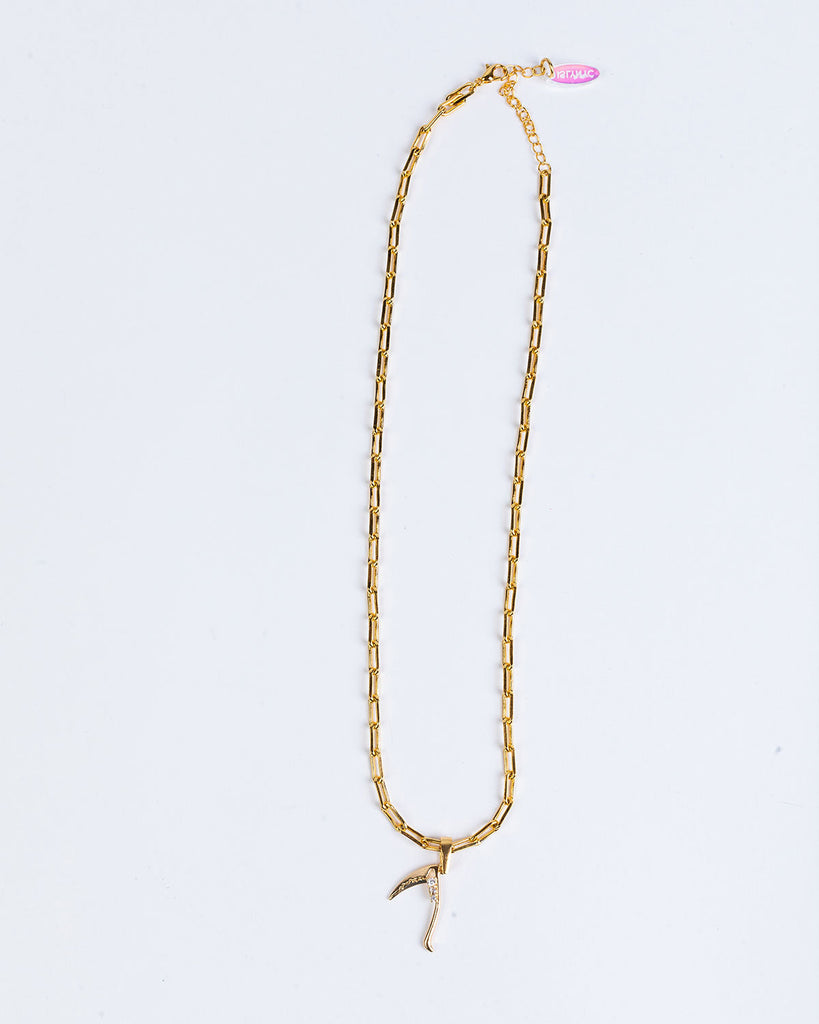 Scythe Pendant Necklace Necklaces ISLYNYC 