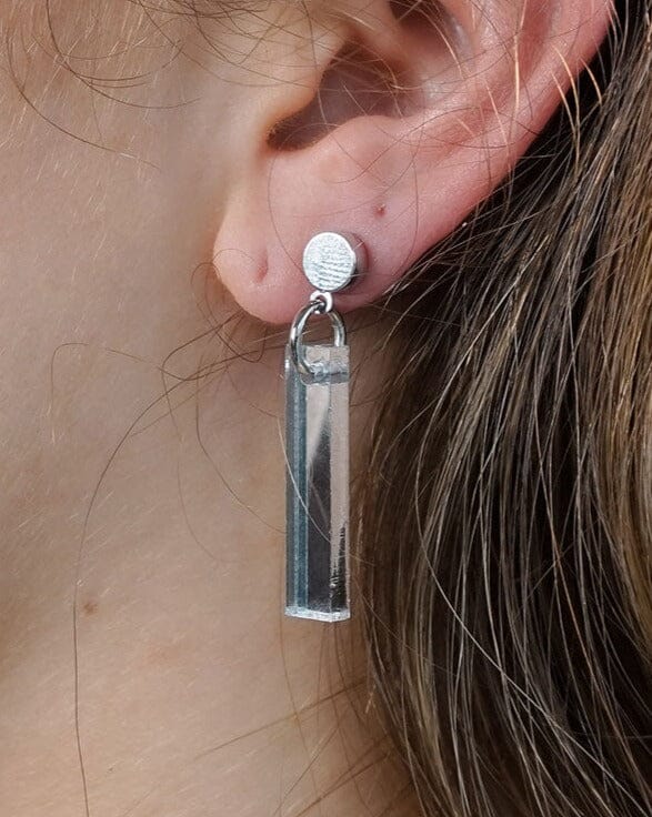 Short Stick Earrings - Silver Earrings ISLYNYC 