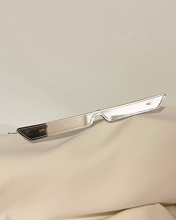 Silver Switchblade Glasses - Preorder Glasses ISLYNYC