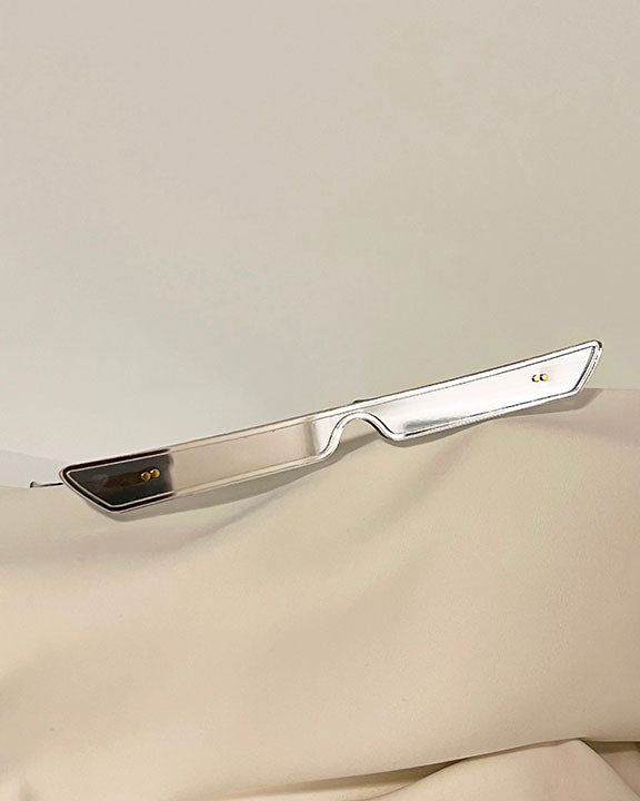Silver Switchblade Glasses - Preorder Glasses ISLYNYC 