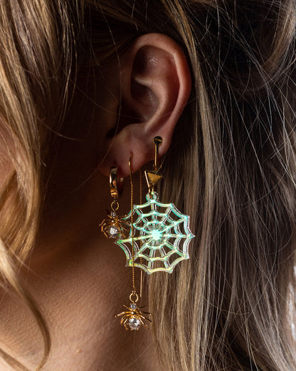 Spider Hoops Earrings ISLYNYC