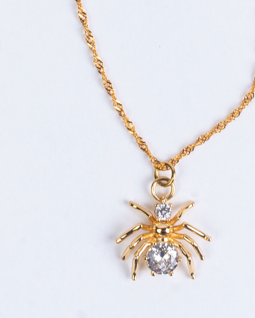 Spider Pendant Necklace Necklaces ISLYNYC 