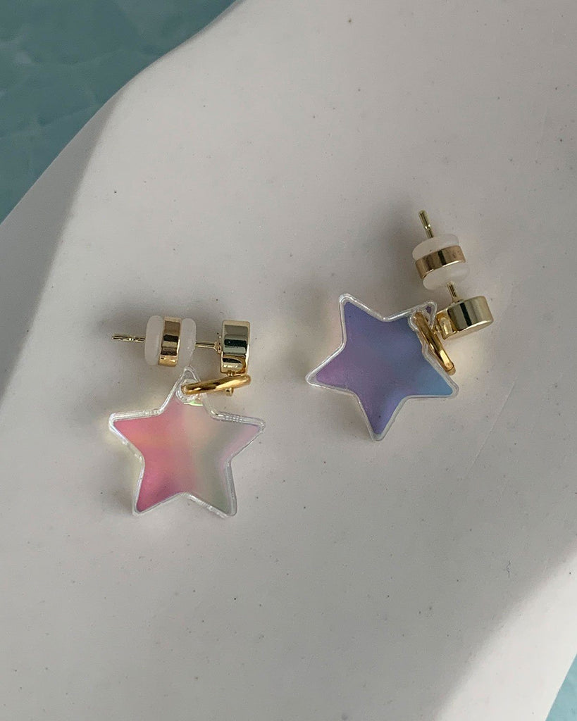 Star Charm Earrings Earrings ISLYNYC 