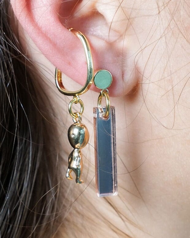 Thin Ear Cuff - Alien Baby Earrings ISLYNYC 