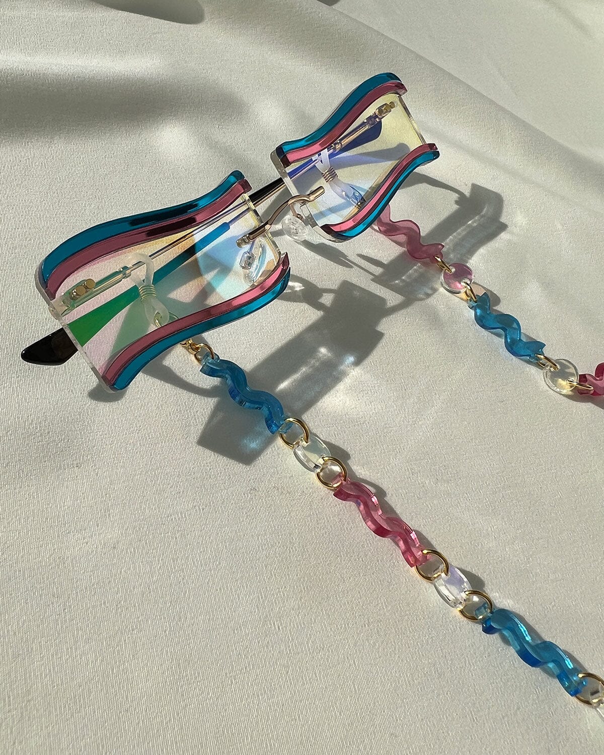 Trans Pride Glasses + Squiggle Lanyard - Bundle Lanyards ISLYNYC