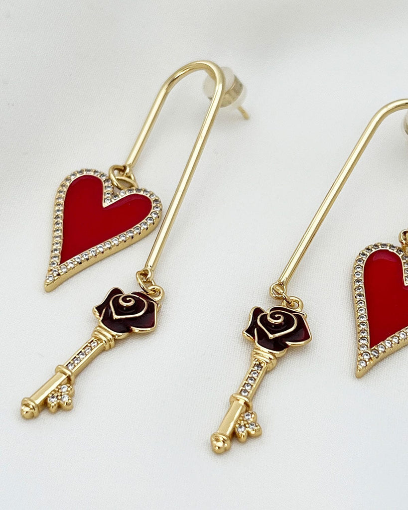 Unlock My Love Earrings Earrings ISLYNYC