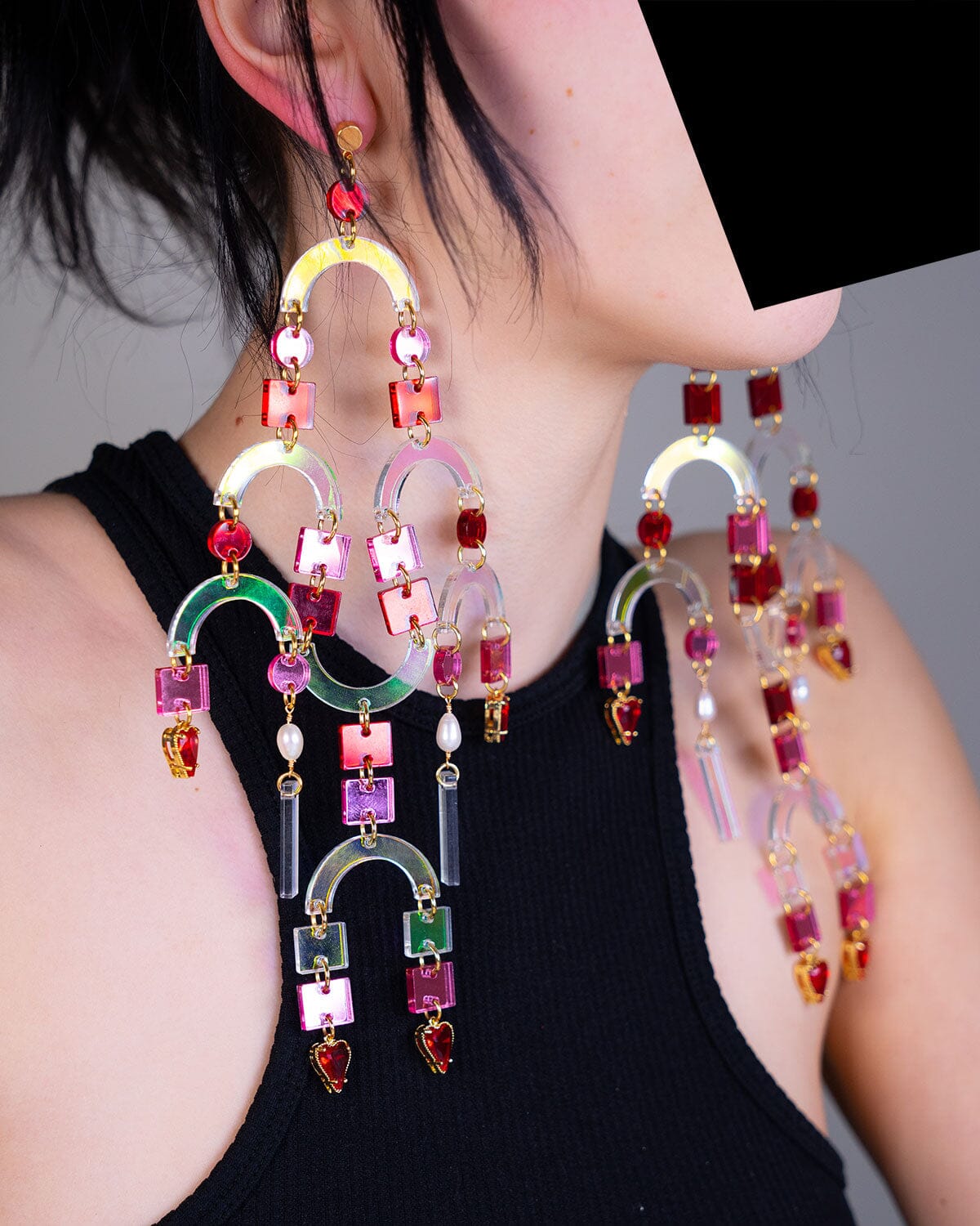 XL Chandelier Earrings Earrings ISLYNYC